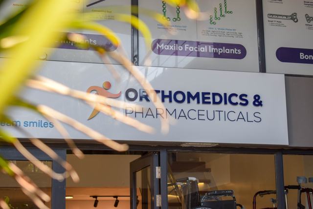 Orthomedics showroom on Nandi Road, Eldoret